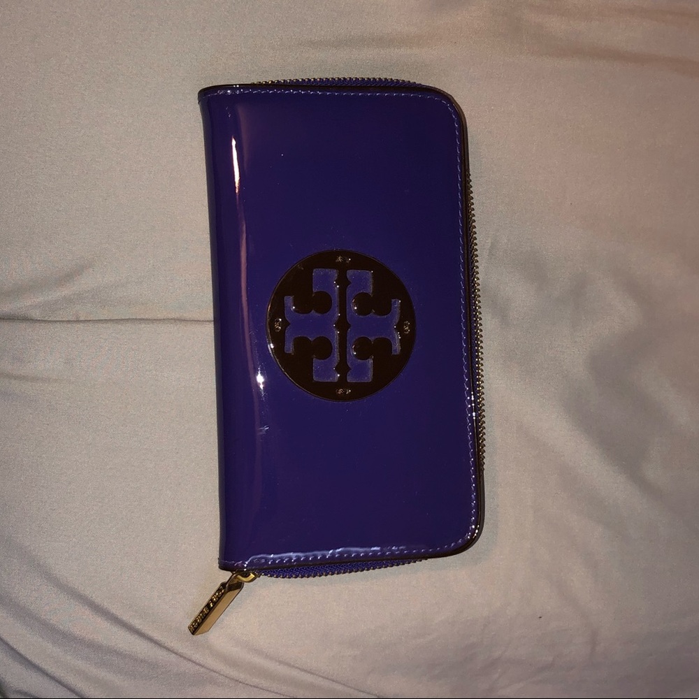 Tory Burch Purple Wallet